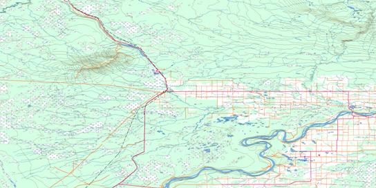 Mount Watt Topo Map 084K at 1:250,000 Scale