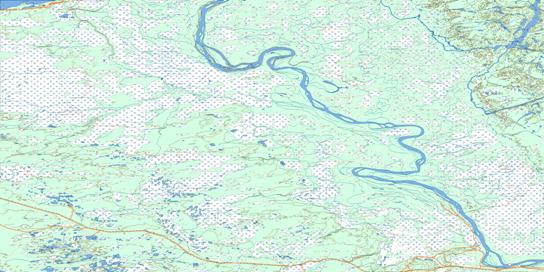 Klewi River Topo Map 085A at 1:250,000 Scale
