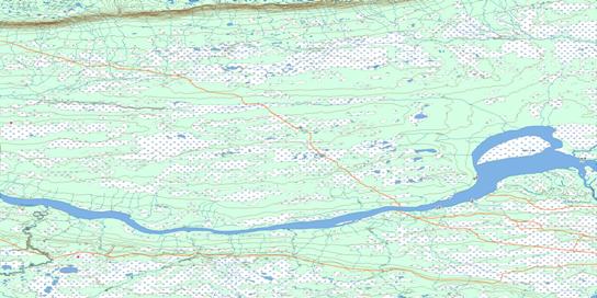 Mills Lake Topo Map 085E at 1:250,000 Scale