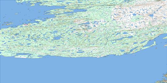 Takaatcho River Topo Map 086L at 1:250,000 Scale