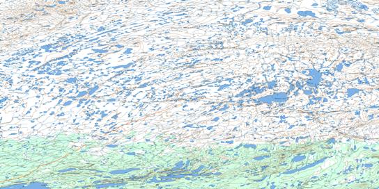 Bebensee Lake Topo Map 086M at 1:250,000 Scale