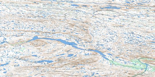 Dismal Lakes Topo Map 086N at 1:250,000 Scale