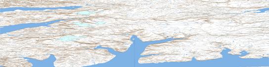 Murray Inlet Topo Map 088H at 1:250,000 Scale
