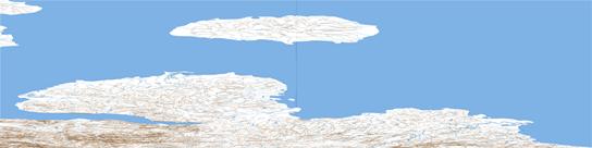 Emerald Isle Topo Map 089A at 1:250,000 Scale