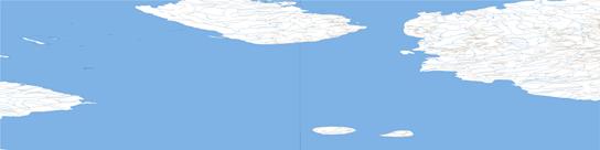 Ballantyne Strait Topo Map 089D at 1:250,000 Scale