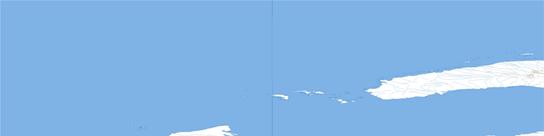 Jenness Island Topo Map 089E at 1:250,000 Scale
