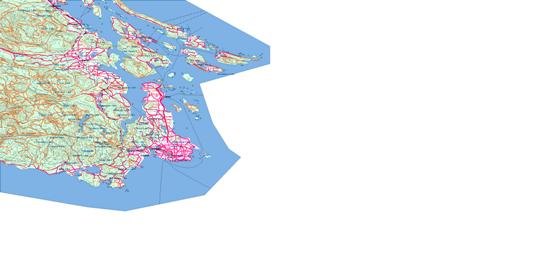 Victoria Topo Map 092B at 1:250,000 Scale