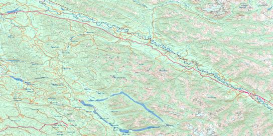 Mcbride Topo Map 093H at 1:250,000 Scale