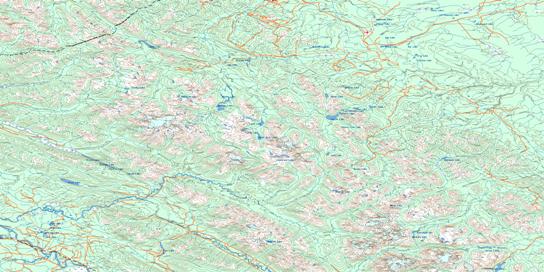 Monkman Pass Topo Map 093I at 1:250,000 Scale