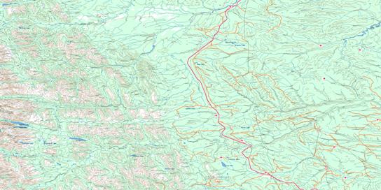 Trutch Topo Map 094G at 1:250,000 Scale
