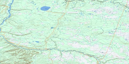 Maxhamish Lake Topo Map 094O at 1:250,000 Scale