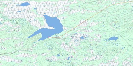 Trout Lake Topo Map 095A at 1:250,000 Scale