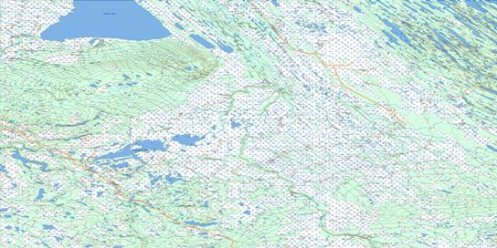 Keller Lake Topo Map 095P at 1:250,000 Scale