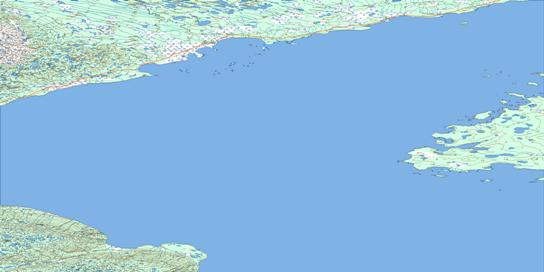 Cape Macdonnel Topo Map 096I at 1:250,000 Scale
