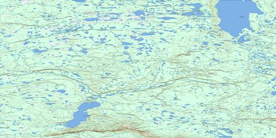 Lac Belot Topo Map 096L at 1:250,000 Scale