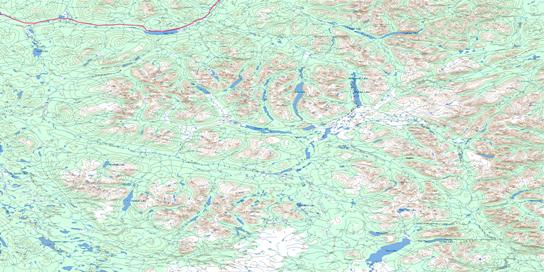 Jennings River Topo Map 104O at 1:250,000 Scale