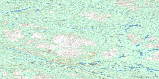 Tay River Topo Map 105K at 1:250,000 Scale