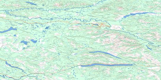 Glenlyon Topo Map 105L at 1:250,000 Scale