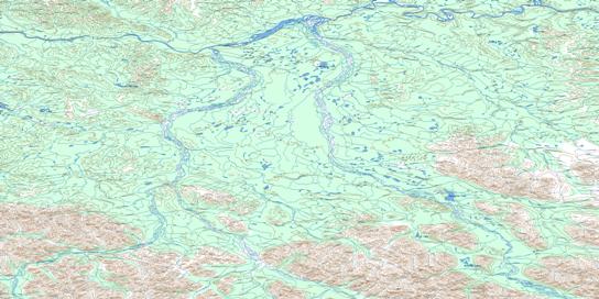 Wind River Topo Map 106E at 1:250,000 Scale