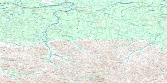 Snake River Topo Map 106F at 1:250,000 Scale