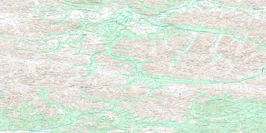Larsen Creek Topo Map 116A at 1:250,000 Scale