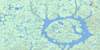 022N Reservoir Manicouagan Free Online Topo Map Thumbnail