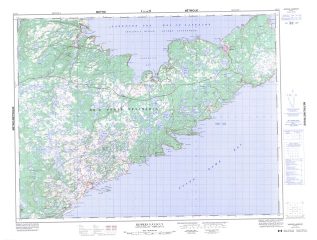Nippers Harbour Topographic Paper Map 002E13 at 1:50,000 scale