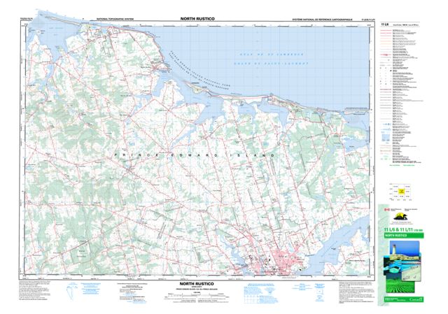 North Rustico Topographic Paper Map 011L06 at 1:50,000 scale