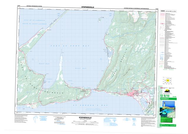 Stephenville Topographic Paper Map 012B10 at 1:50,000 scale