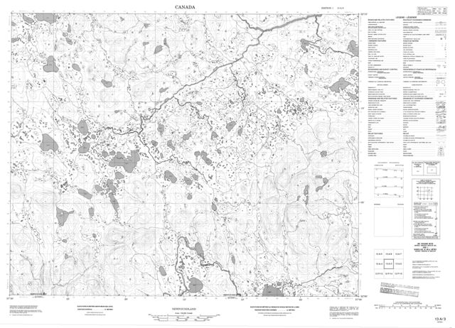 No Title Topographic Paper Map 013A03 at 1:50,000 scale