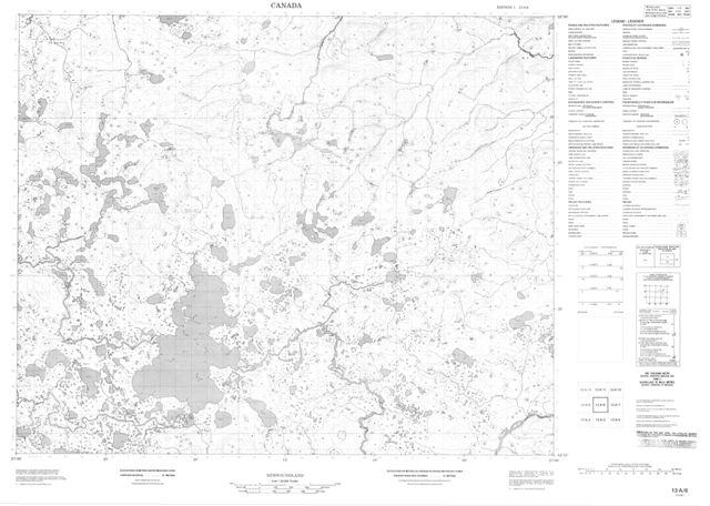 No Title Topographic Paper Map 013A06 at 1:50,000 scale