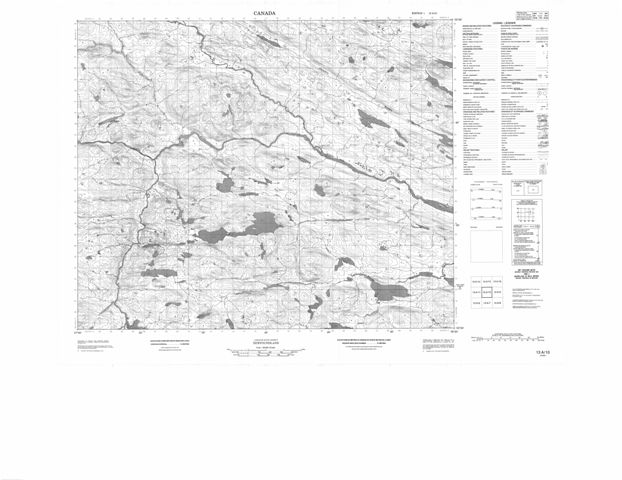 No Title Topographic Paper Map 013A10 at 1:50,000 scale