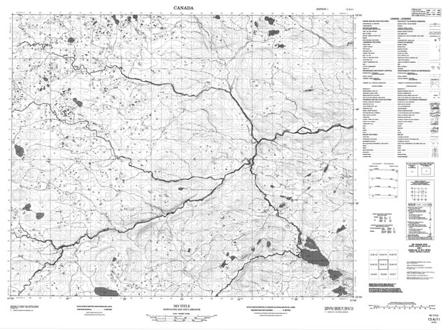 No Title Topographic Paper Map 013A11 at 1:50,000 scale
