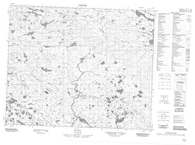 No Title Topographic Paper Map 013B12 at 1:50,000 scale
