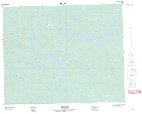 No Title Topographic Paper Map 013C06 at 1:50,000 scale
