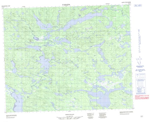 No Title Topographic Paper Map 013C10 at 1:50,000 scale