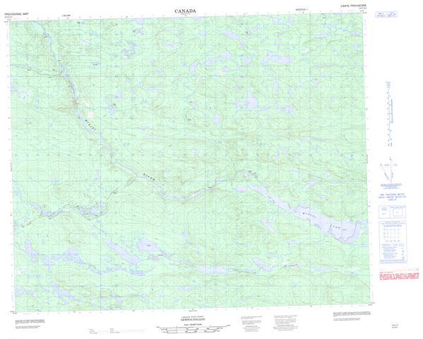 No Title Topographic Paper Map 013C11 at 1:50,000 scale