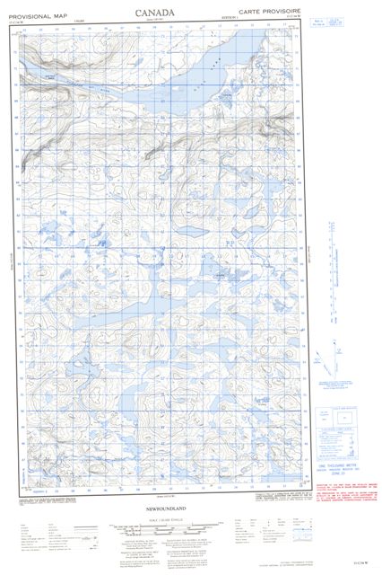 No Title Topographic Paper Map 013C14W at 1:50,000 scale