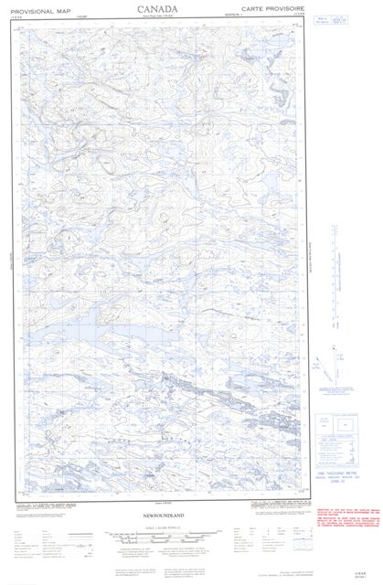 No Title Topographic Paper Map 013E09E at 1:50,000 scale
