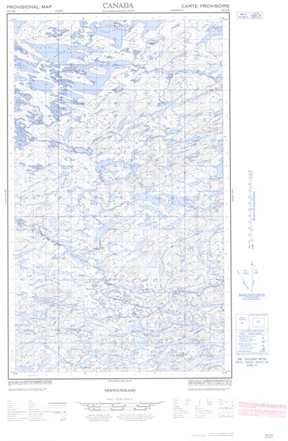 No Title Topographic Paper Map 013E10E at 1:50,000 scale