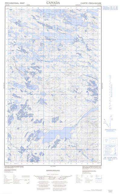 No Title Topographic Paper Map 013E11E at 1:50,000 scale