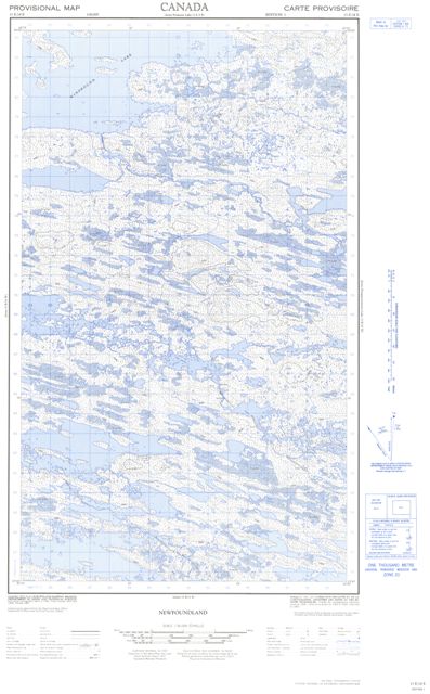 No Title Topographic Paper Map 013E14E at 1:50,000 scale