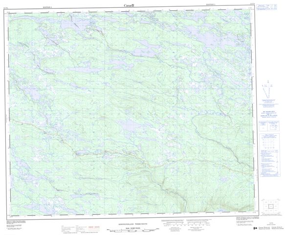 No Title Topographic Paper Map 013F04 at 1:50,000 scale