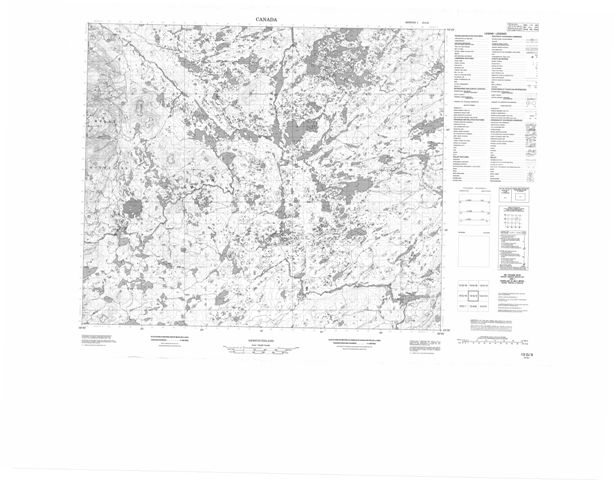 No Title Topographic Paper Map 013G09 at 1:50,000 scale