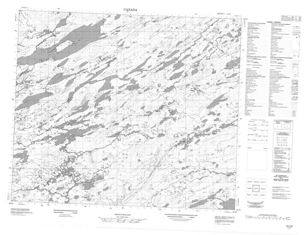 No Title Topographic Paper Map 013J05 at 1:50,000 scale