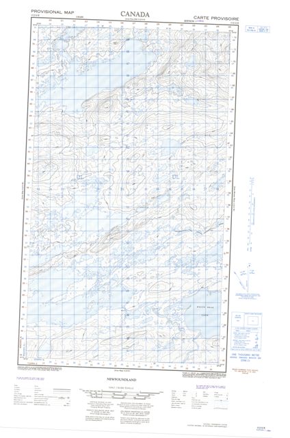 No Title Topographic Paper Map 013J12E at 1:50,000 scale