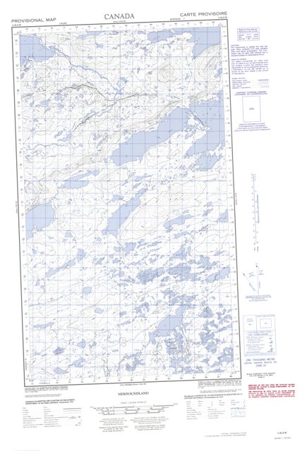 No Title Topographic Paper Map 013K08W at 1:50,000 scale