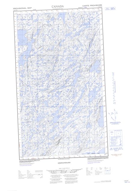 No Title Topographic Paper Map 013K16E at 1:50,000 scale