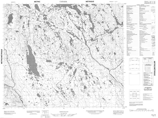 No Title Topographic Paper Map 013L15 at 1:50,000 scale