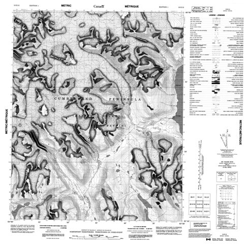 No Title Topographic Paper Map 016E13 at 1:50,000 scale